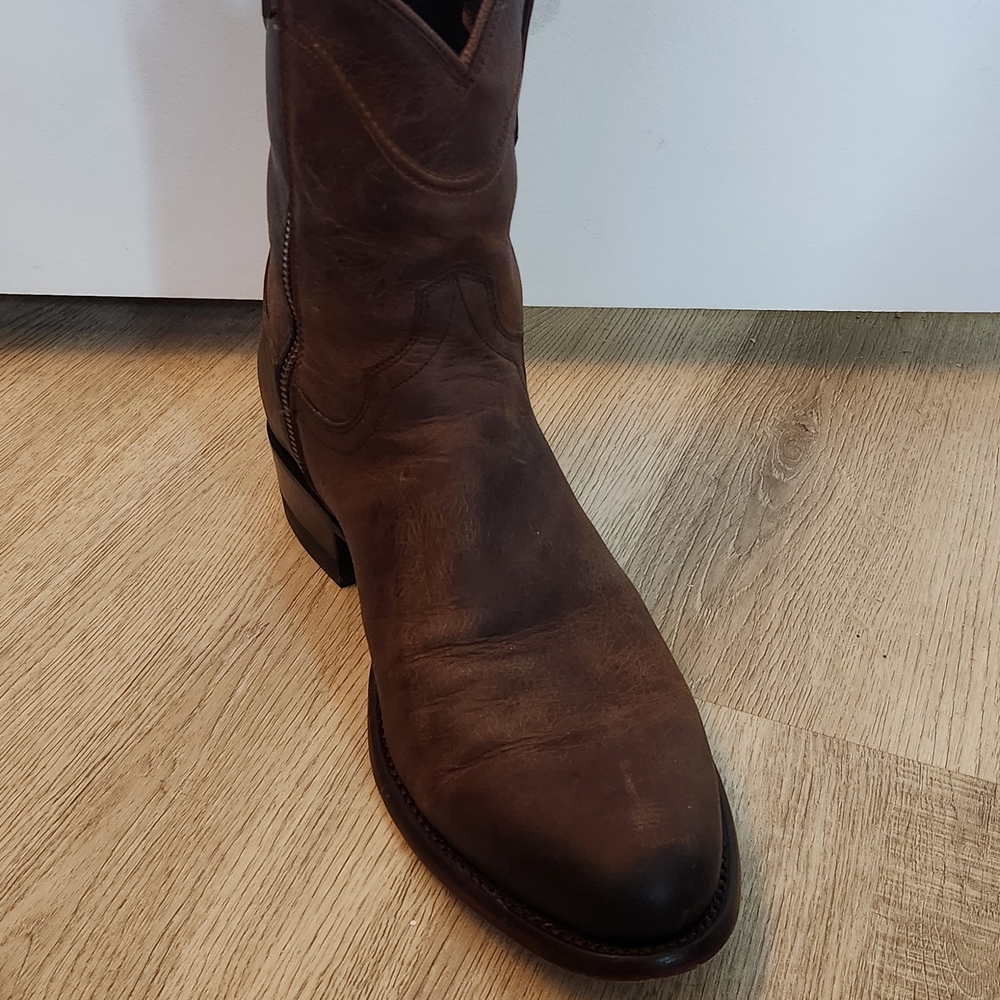 Men's TECOVAS Dean Zipper Boots - Picture 9 of 15